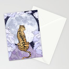 Tiger Moon | Colour Version Stationery Card