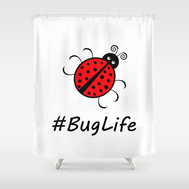 Buglife Ladybug Shower Curtain By Lainey1978 Society6