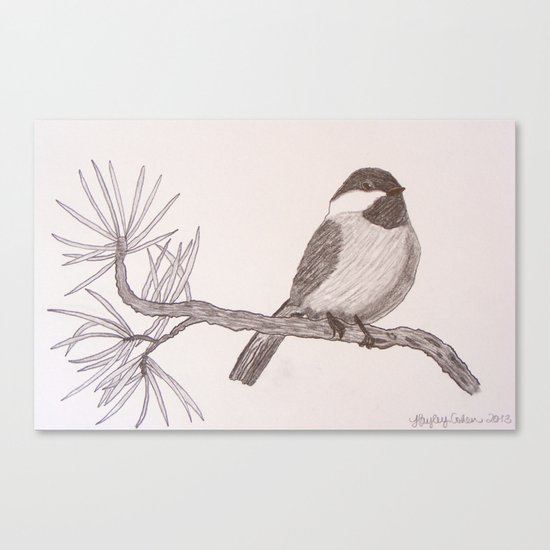 Chicka-dee-dee-dee Canvas Print