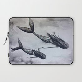 Mermaid Mommy and Daughter Laptop Sleeve