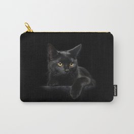 Black Cat Carry-All Pouch