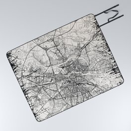 Wroclaw, Poland - Vintage city Map - Wroclove Picnic Blanket