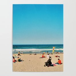 Surfers Paradise Beach Film Print Poster