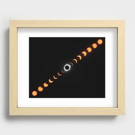 Composite of Total Solar Eclipse 2017 (8 by 10 inches) Recessed Framed Print