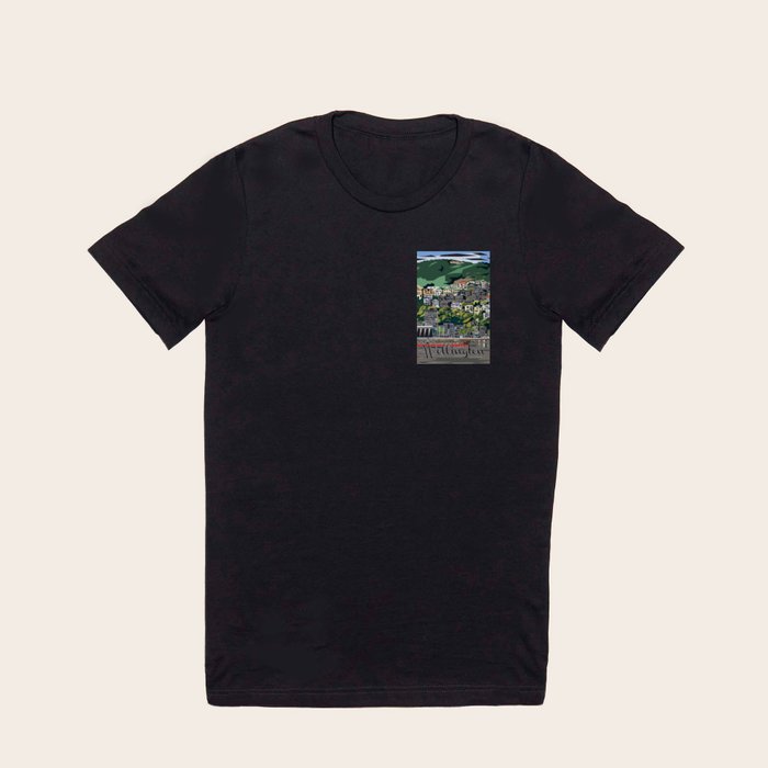 Wellington Harbour NZ T Shirt by Ira Mitchell Kirk Society6