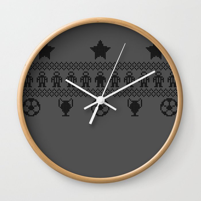 Nerdic (soccer pattern) Wall Clock
