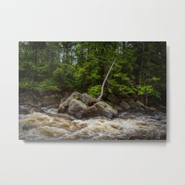 A Rippin' Sacandaga River Metal Print | Newyork, Sacandagariver, Trees, Photo, Nature, Adirondackmountains, Naturephotography, Adirondackpark, River, Water 