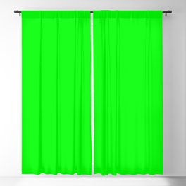 Solid Bright Green Neon Color Blackout Curtain