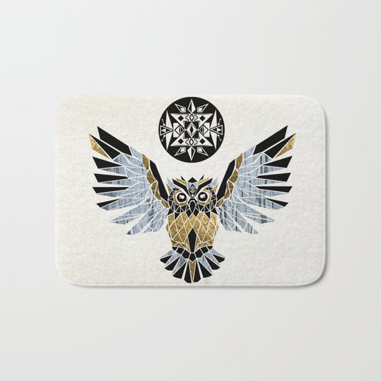 owl king! Bath Mat
