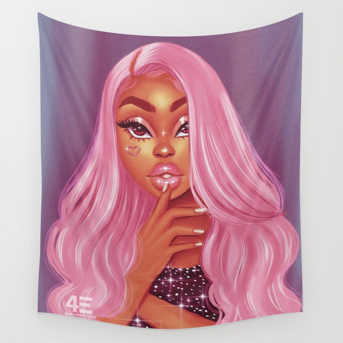 BabyPink Wall Tapestry