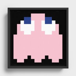 8-Bits & Pieces - Pinky Framed Canvas