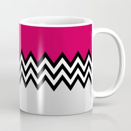Black and white zigzag pattern 2 Coffee Mug