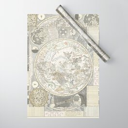 Star map of the Southern Starry Sky Wrapping Paper