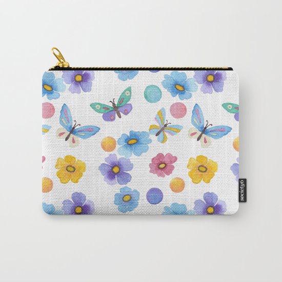Spring . Butterfly . Carry-All Pouch