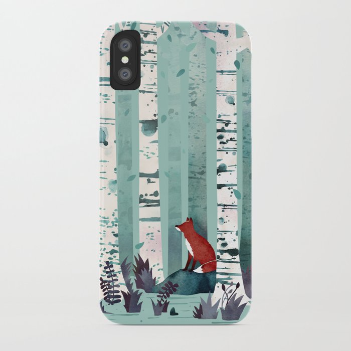 the birches iphone case