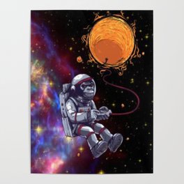 astro ape lost in space Poster