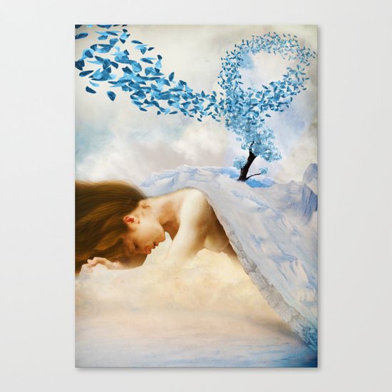 Winter's Mourn Canvas Print