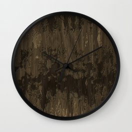 Woody shapes Wall Clock