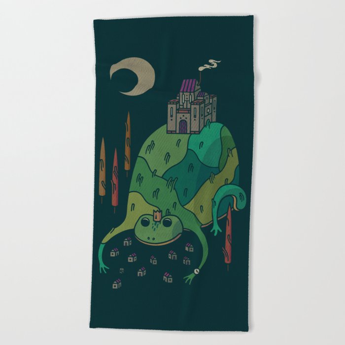 Under Froghill's Embrace Beach Towel