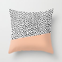 16x16 TopsandthePops Unicorn Black and White Dalmatian Dog Polka dot Animal Print Throw Pillow Multicolor 16x16 TopsandthePops Unicorn Black and White Dalmatian Dog Polka dot Animal Print Throw Pillow Multicolor