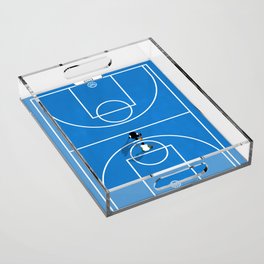 Shooting Hoops | Basketball Court Acrylic Tray