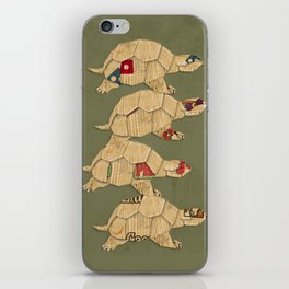 Heroes in a pizza box... Turtle Power! iPhone Skin