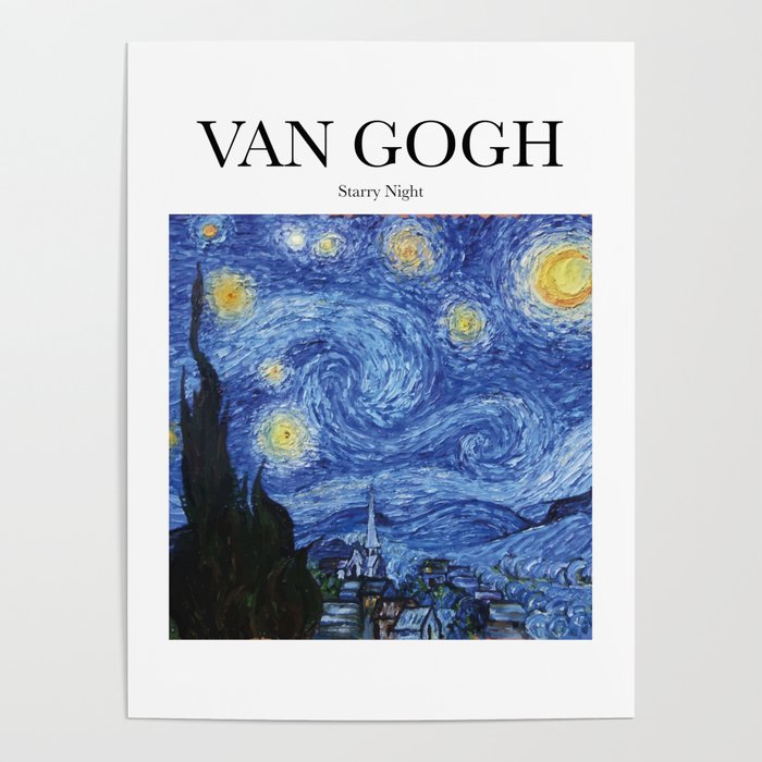 Van Gogh - Starry Night Poster