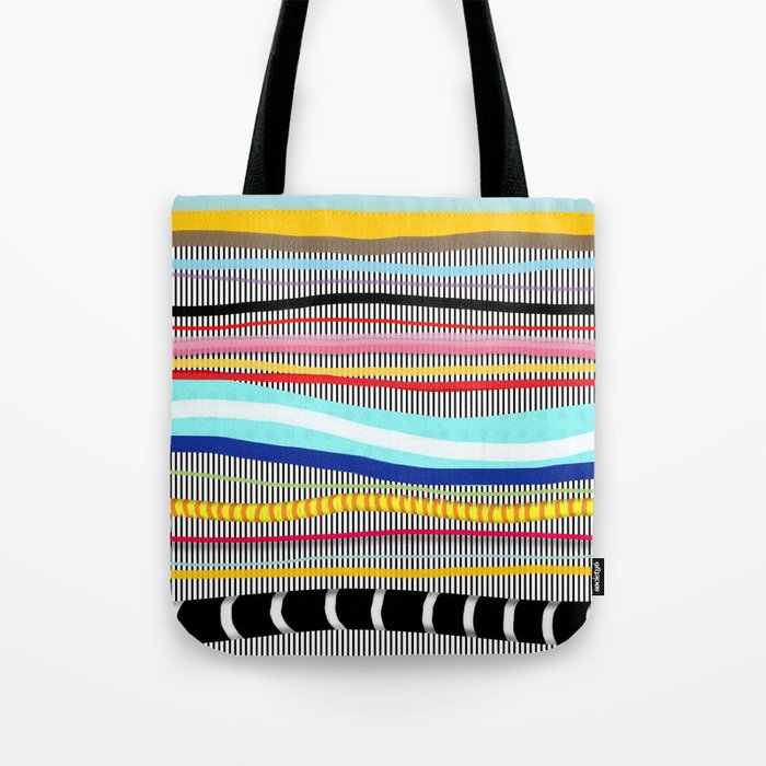Bold stripes,breezy and beautiful,Striped Contemporary world's cute fashion Tote Bag