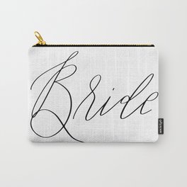 Lettered Bride Carry-All Pouch