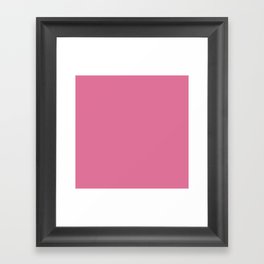 Pink Plastic Framed Art Print