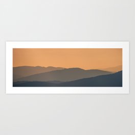 Panoramic nature photo in 6x17 aspect ratio Art Print