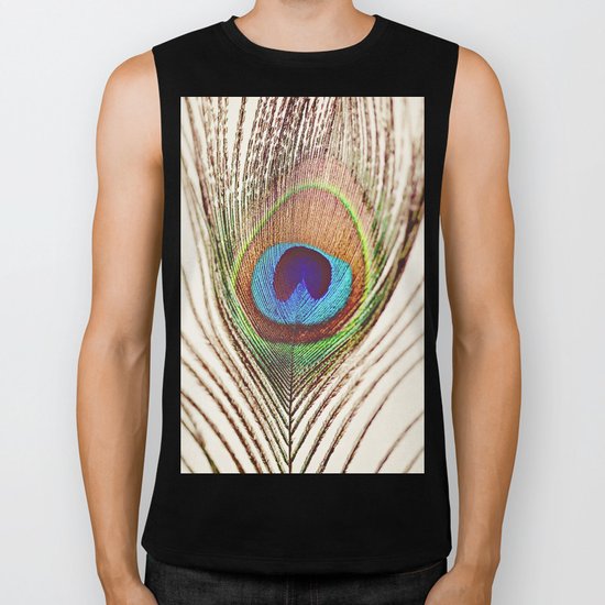 Peacock Biker Tank