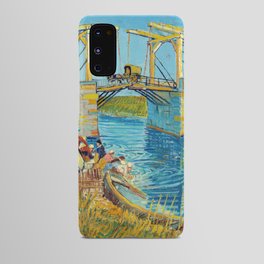 Vincent van Gogh - Langlois Bridge at Arles with Women Washing Android Case