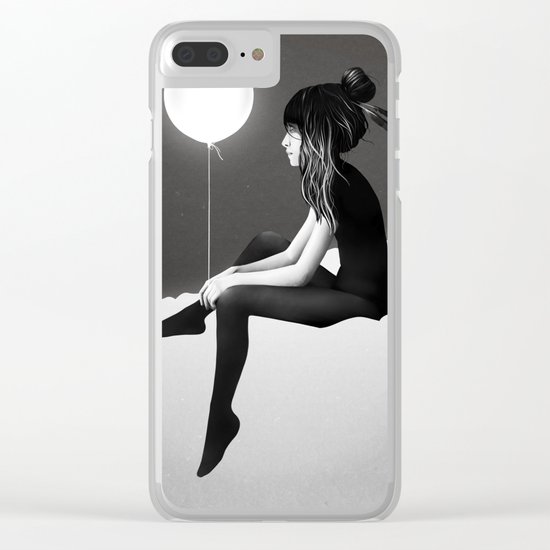No Such Thing As Nothing (By Night) Clear iPhone Case