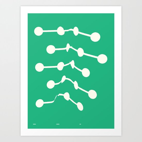 ANIMAL SOUNDS 002 Art Print