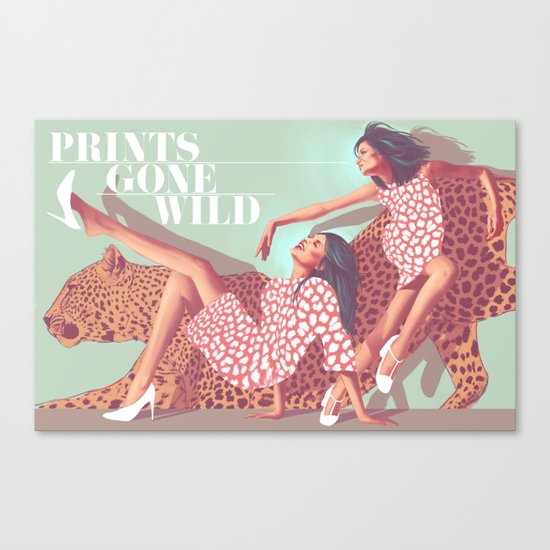 Prints Gone Wild Canvas Print