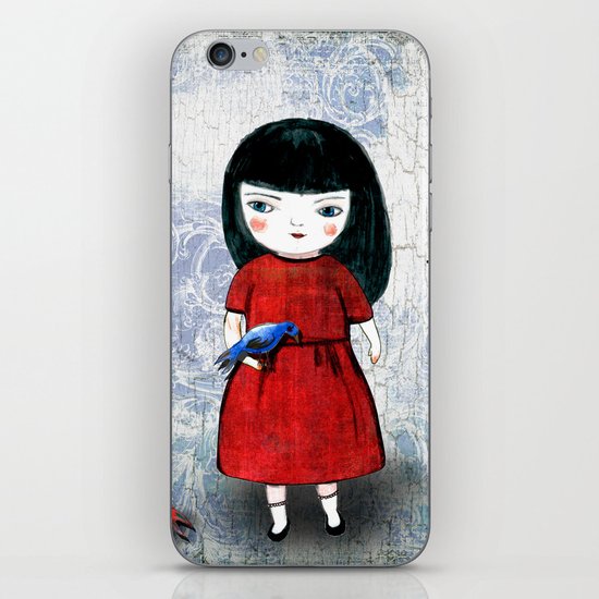 Blanca Bird iPhone & iPod Skin