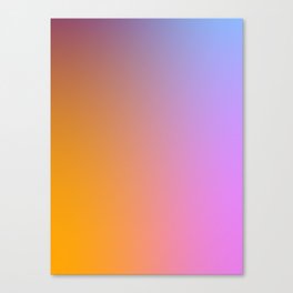 9 Rainbow Gradient Colour Palette 220506 Aura Ombre Valourine Digital Minimalist Art Canvas Print