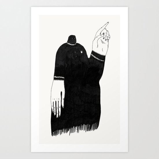 Uh uh. Art Print