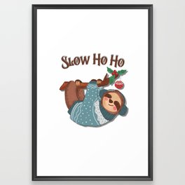 Slow Ho Ho Framed Art Print