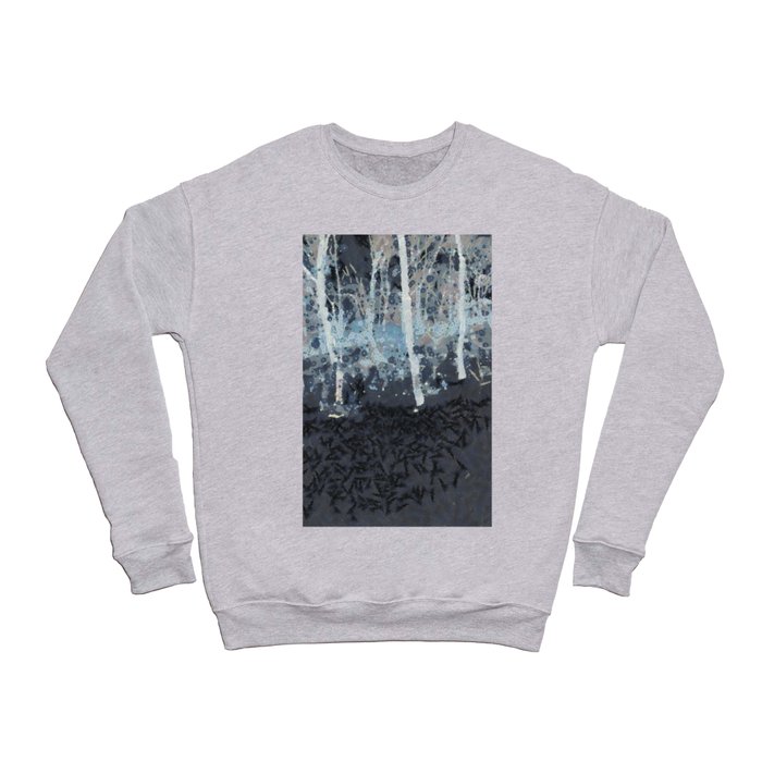 Winter Tree Night Fine Art Crewneck Sweatshirt