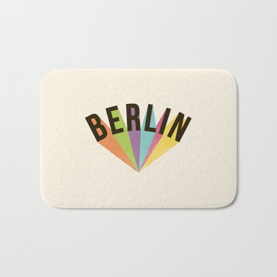 Letters : Berlin Bath Mat