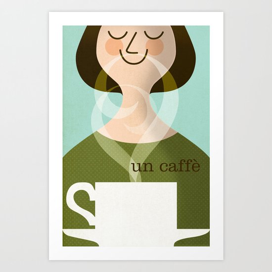 Un Caffe Art Print