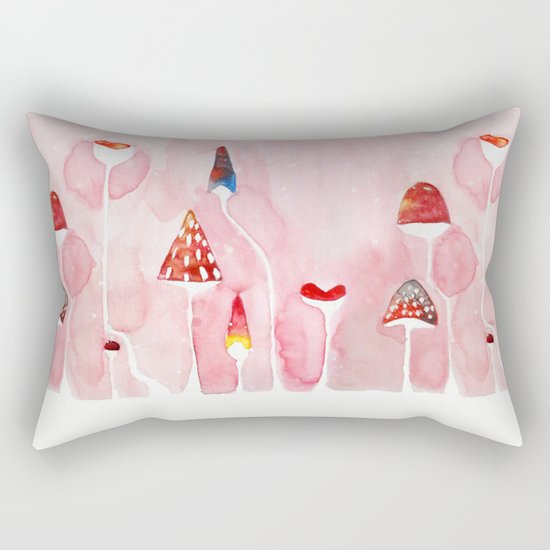 mushrooms Rectangular Pillow