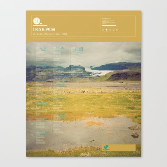 The Visual Mixtape 2010 | Our Endless Numbered Days | 11 / 25 Canvas Print