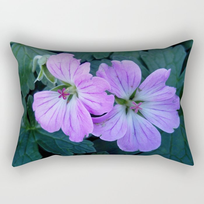 Purple flowers 11 Rectangular Pillow