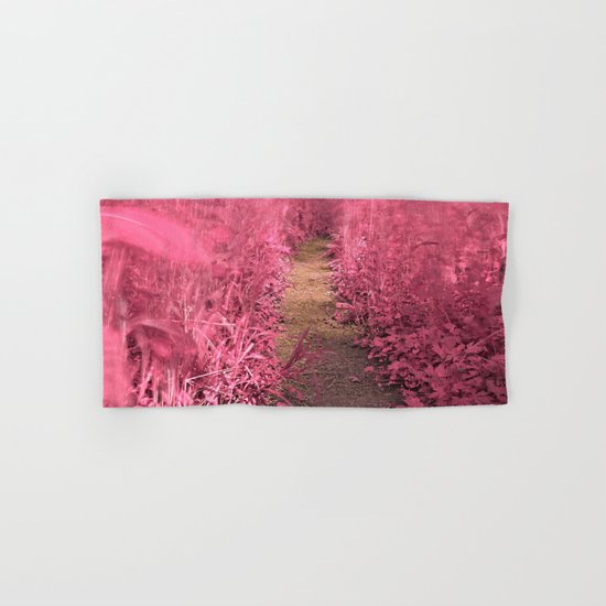 Windy Goose Creek Trail - Tickle Me Pink Hand & Bath Towel