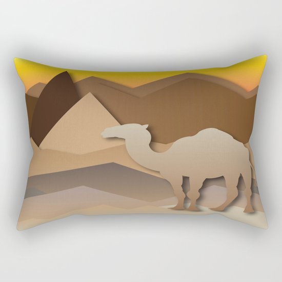 Desert Mountains Rectangular Pillow