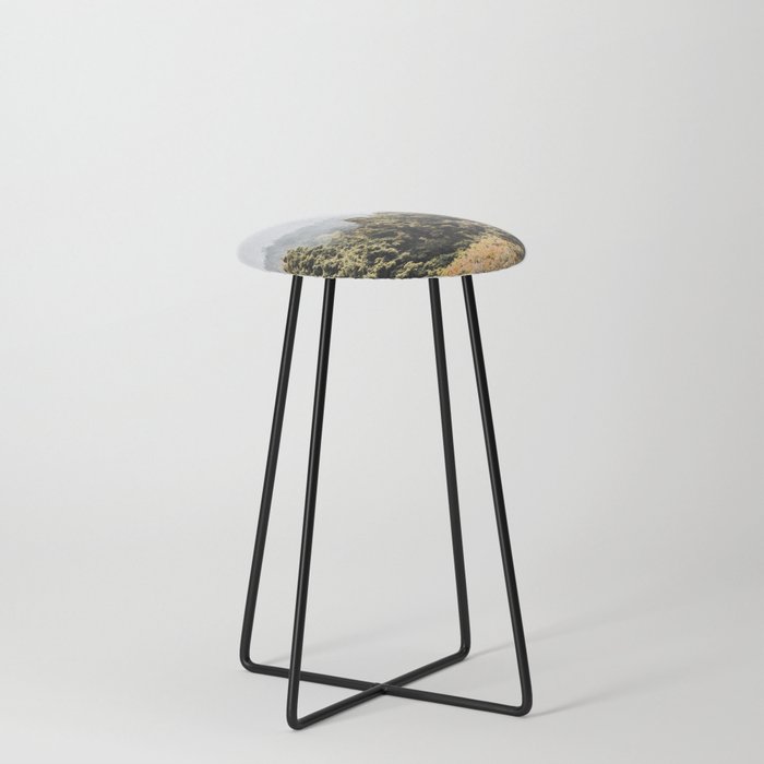 Coastal Fog and Forest Counter Stool