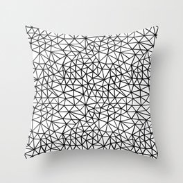Shattered R Throw Pillow